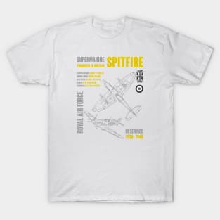 Supermarine Spitfire RAF T-Shirt